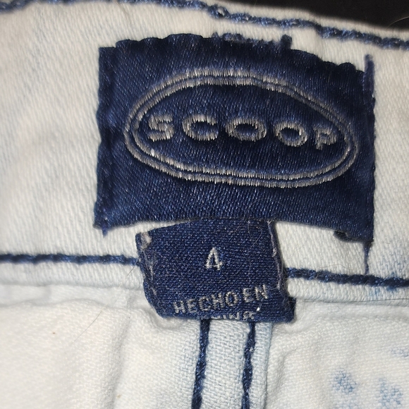 Tie dye marble shorts sz 4 - Picture 3 of 3